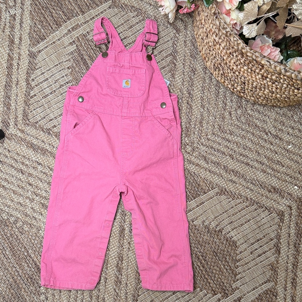 Carhartt Pink Kids Overalls